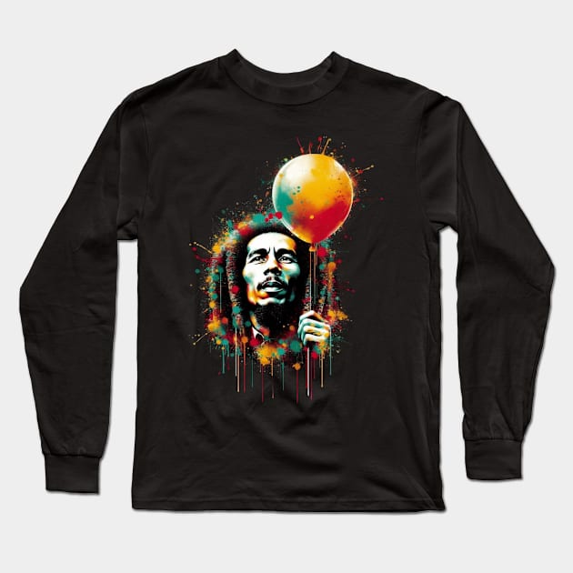 Bob Marly Long Sleeve T-Shirt by unn4med